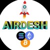 Logo of telegram channel airdesh — 𝗔𝗜𝗥𝗗𝗘𝗦𝗛