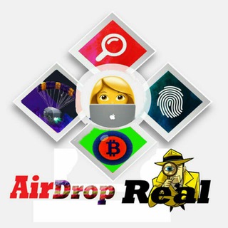 Logo of telegram channel airdropreal90 — AirDrop Real
