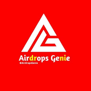 Logo of telegram channel airdropsgenie — Airdrops Genie
