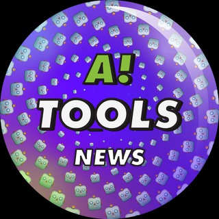 Логотип телеграм канала @aitoolsnews — AI TOOLS NEWS