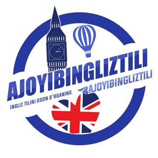 Logo of telegram channel ajoyib_ingliztili — 🇬🇧Ajoyib ingliz tili📈❤️❤️