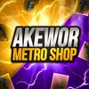Логотип телеграм канала @akeworshop — Метрошоп AKEWORA