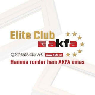 Telegram kanalining logotibi akfaeliteclub — AKFA |ELITE CLUB|