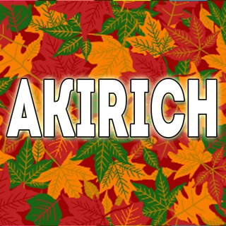 Логотип телеграм -каналу akirichblog — Akirichs Visual