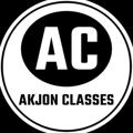 Logo saluran telegram akjonclasses — AKJON CLASSES