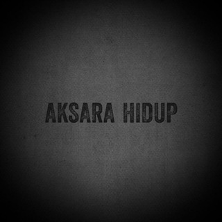 Logo saluran telegram aksahid — AKSARA HIDUP