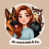 Логотип телеграм канала @al_mostowl_co — Почти сова и Ко | Al.mostOWL&Co