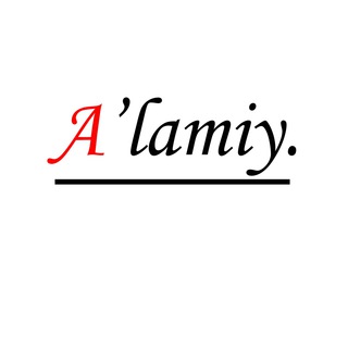 Telegram kanalining logotibi alamiy_uz — A'lamiy