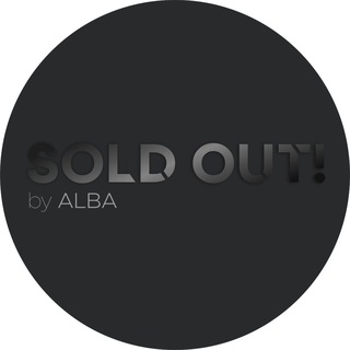 Логотип телеграм канала @alba_showroom — SOLD OUT! by ALBA🖤