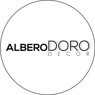 Логотип телеграм канала @alberodoro_decor — Albero Doro decor