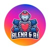 Логотип телеграм канала @alenastai — Alena & AI