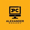 Логотип телеграм канала @alexbachtech — Александр Бахарев / Computer Help
