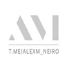 Логотип телеграм канала @alexm_neiro — AlexM-Neiro. Осторожно! Вызывает привыкание! 18 