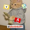 Логотип телеграм канала @alextinkoff2 — Alex Work Banki