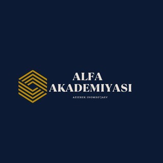 Telegram kanalining logotibi alfa_akademiyasi — KIMYO | Azizbek Inomxo’jayev