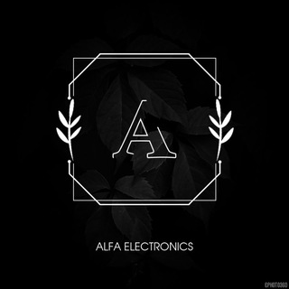 Логотип телеграм канала @alfa_electronics — ALFA ELectronics channel