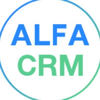 Логотип телеграм канала @alfacrm — Альфа CRM