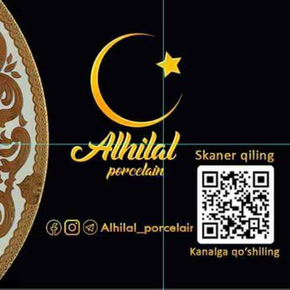 Telegram kanalining logotibi alhilal_porcelain — YANGI OY (ALHILAL) OPTOM CHINNI|BAGEMS KANALI