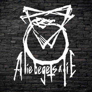Логотип телеграм канала @aliebegetsalie — A Lie Begers A Lie