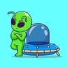 Logo of telegram channel alienofsol — $ALIEN - July 14