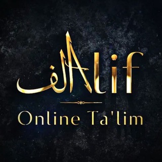 Telegram kanalining logotibi alif_taliim — Alif ta'lim