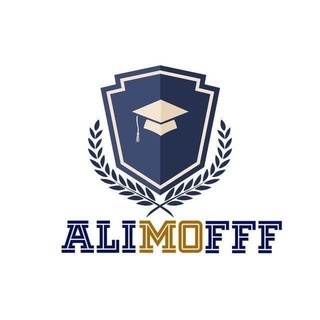 Telegram kanalining logotibi alimofff_tayyorlov — Alimofff tayyorlov kursi