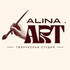 Логотип телеграм канала @alina_interiorart — Творческая студия «Alina.art»