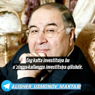 Telegram kanalining logotibi alisher_usmonov_maktabi — BIZNES MAKTAB