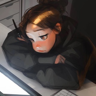 Логотип телеграм канала @alittleoverthinking — ромашка