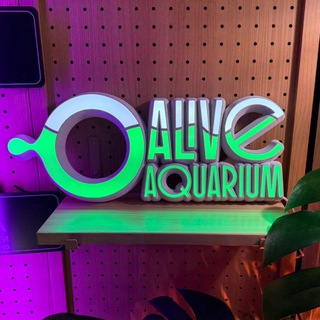 Логотип телеграм канала @aliveaquarium_official — ЖИВОЙ АКВАРИУМ | мир живых экосистем