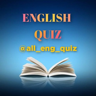 Logo saluran telegram all_eng_quiz — ENGLISH QUIZ 🏆