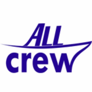 Логотип телеграм канала @allcrewing — ALL CREW вакансии, крюинг, работа в море