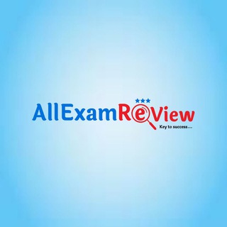 Logo of telegram channel allexamreview — All Exam Review
