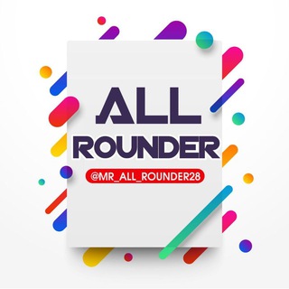 Logo saluran telegram allrounder_prediction — ALL- ROUNDER
