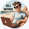 Логотип телеграм канала @allw0rk — ️ All WORK | Фриланс заказы | Удаленная работа