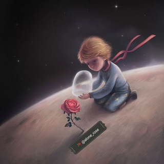 Logo saluran telegram alone_rose — Rose