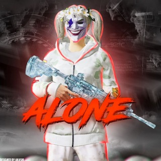 Логотип телеграм канала @aloneegg — ALONE UC SHOP
