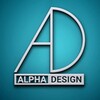 Логотип телеграм канала @alpha_dsg — Alpha | Design