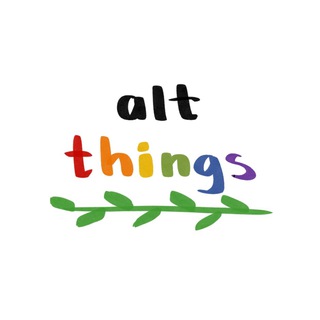Логотип телеграм канала @alt_things — alt things