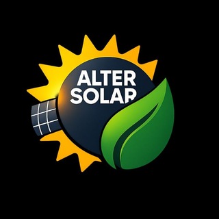 Telegram channel Сонячні станції |Altersolar logo