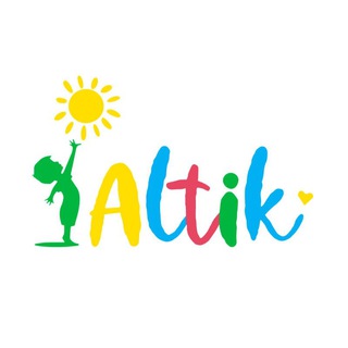 Логотип телеграм канала @altiksadik — Альтик. Английский детский сад