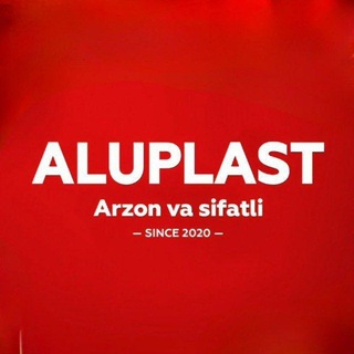 Telegram kanalining logotibi aluplastbuhoro — ALUPLAST - MIJOZLAR UCHUN !