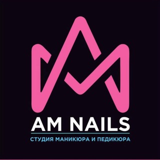 Логотип телеграм канала @am_nails_krd — AM NAILS