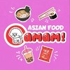 Логотип телеграм канала @amamifood — Амам! магазин вкусняшек из Азии🍬