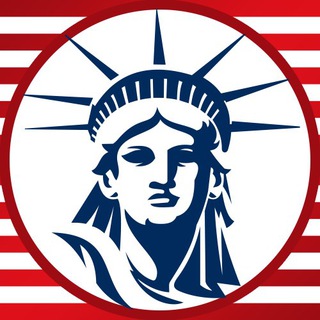Логотип телеграм канала @americanwords — American Words