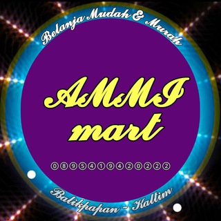 Logo saluran telegram ammimart — 💎 AMMI MART - BPN 🛍
