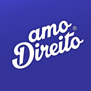 Logotipo do canal de telegrama amodireito - amo Direito®