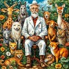 Логотип телеграм канала @amoranimalia — "Мы с тобой одной крови"🐾