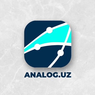 Telegram kanalining logotibi analoguz — analog.uz – texnoblog