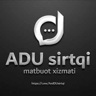 Telegram kanalining logotibi anddusirtqi — Andijon Davlat Universiteti//Sirtqi Bo‘lim